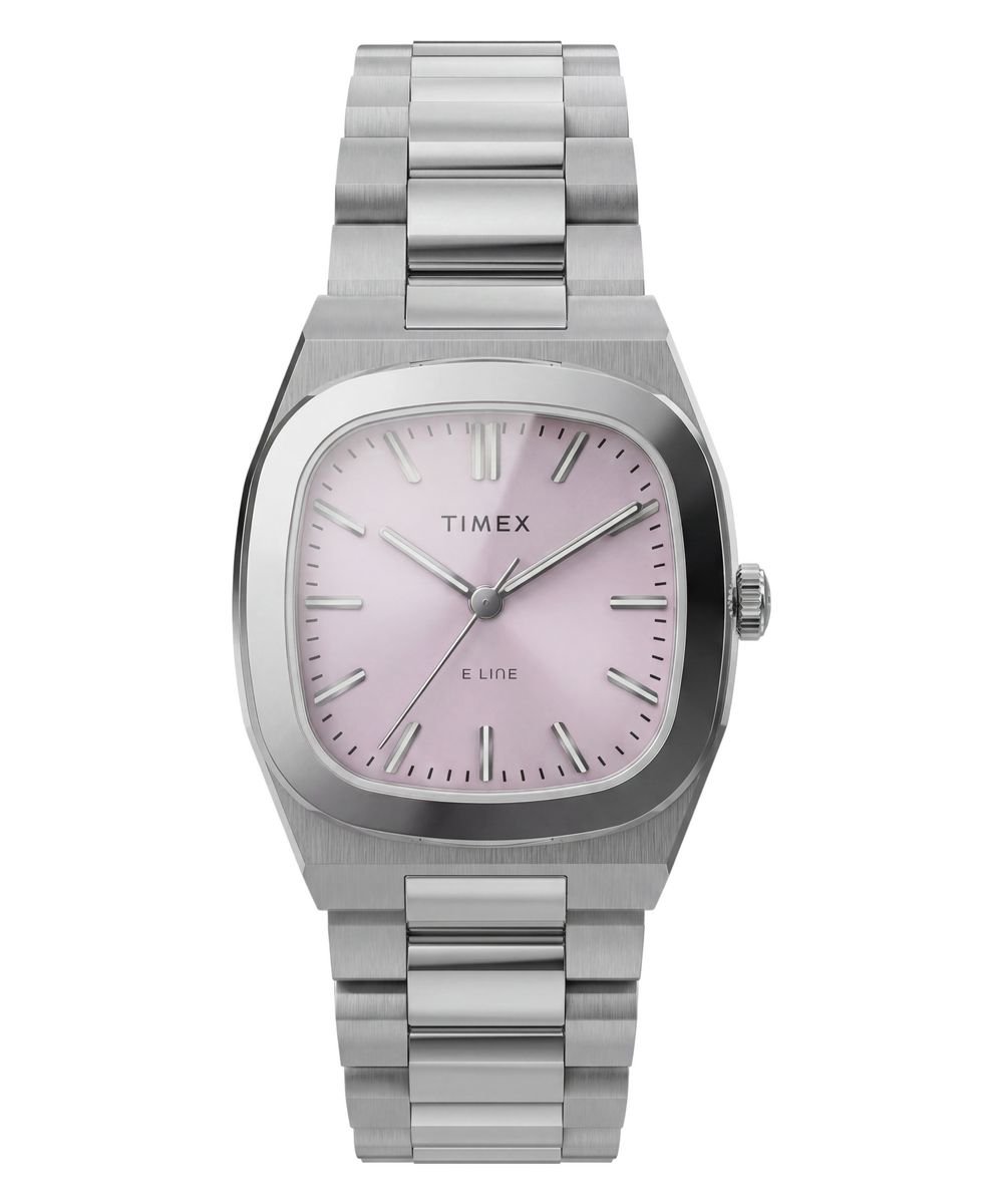 Timex E Line TW6A01000 Horloge - Staal - Zilverkleurig - Ø 30 mm