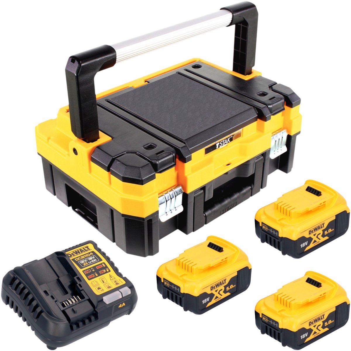 DeWalt DCB 184 accupack 18 V 5,0 Ah / 5000 mAh XR Li-Ion accu - met laadindicator