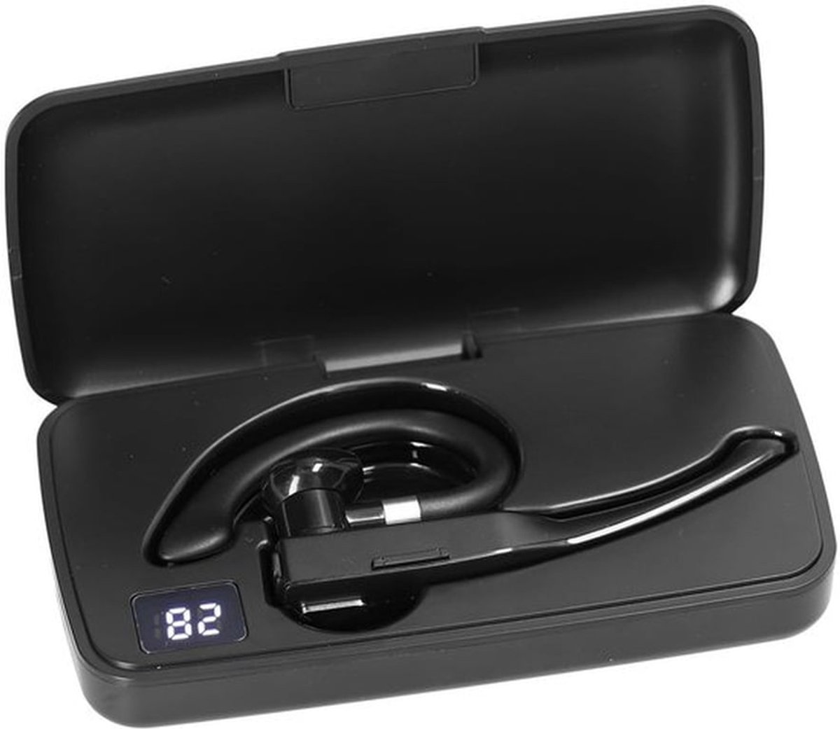 Draadloze headset - Over-ear hoofdtelefoon - LED-voedingsdisplay - Oplaadbare batterij - Perfect voor zakelijk gebruik - Lichtgewicht e