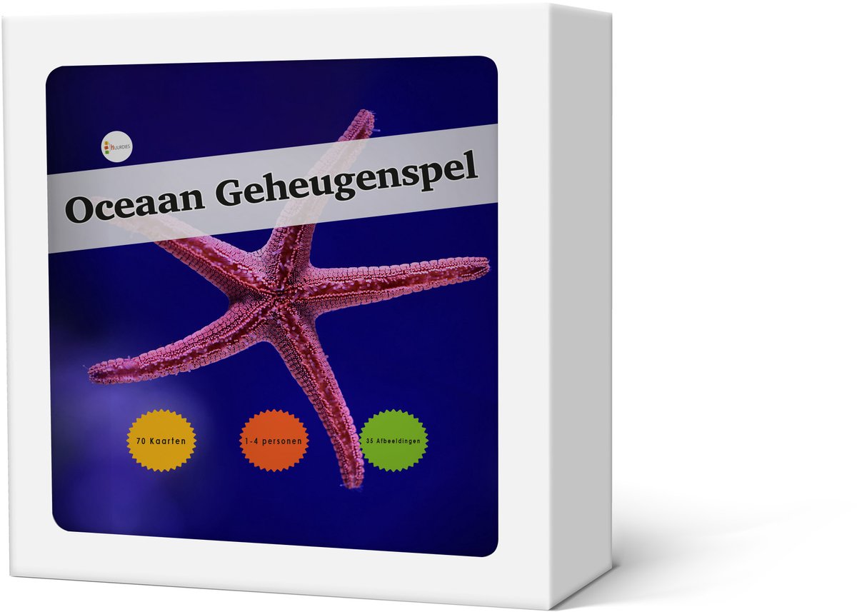 Geheugenspel Oceaan - Kaartspel 70 kaarten - gedrukt op karton