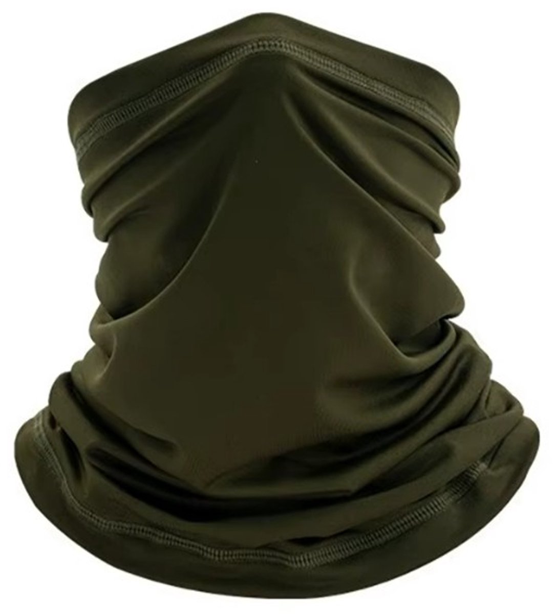Go Go Gadget - Bandana - Col sjaal - Nekwarmer - Ademend - Multifunctioneel - One Size - 1 stuk - Donker Groen - Olijf
