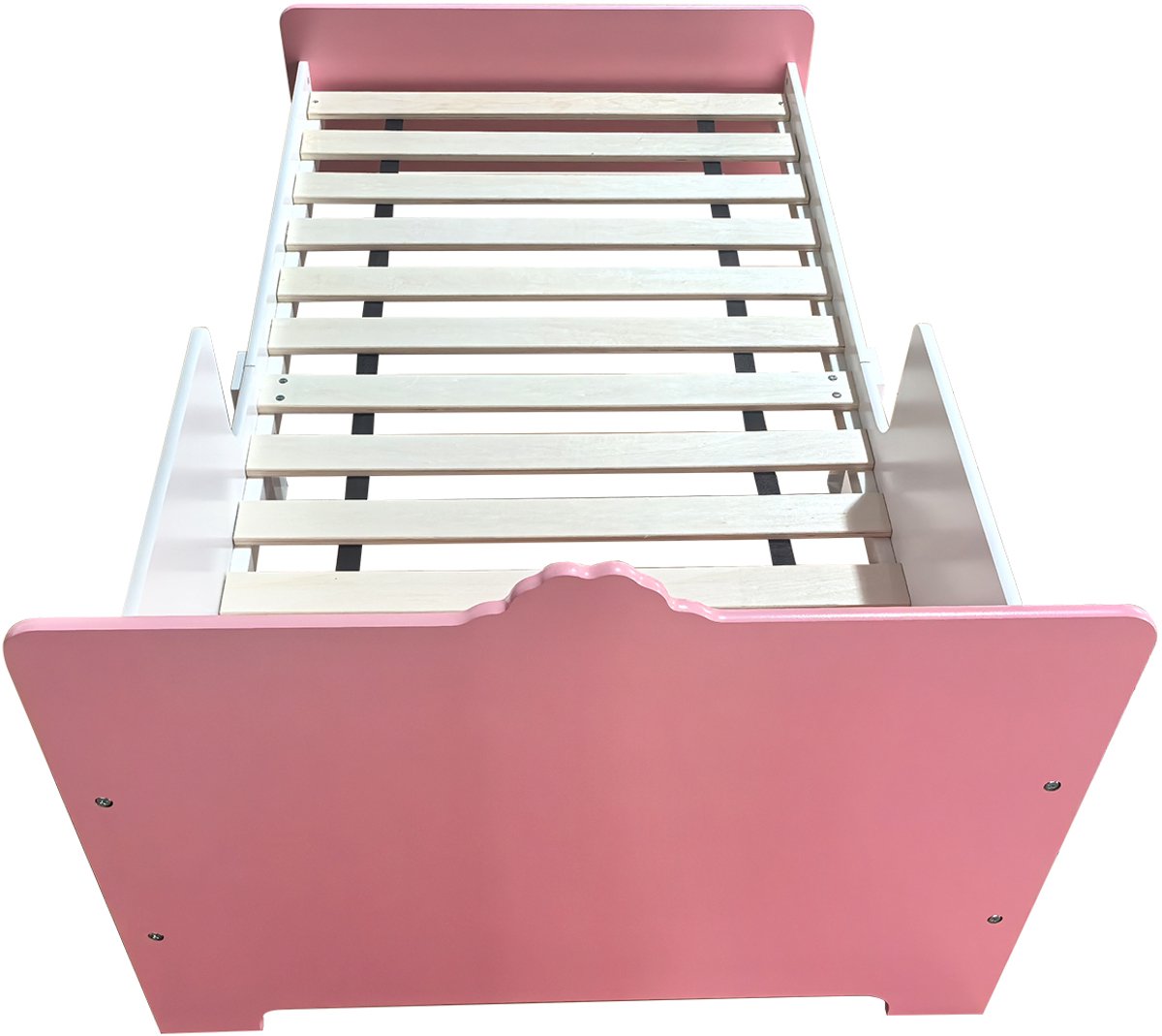 Kinderbed Kinderbed Wit-Roze Zwaan Peuterbed - afbeelding 5