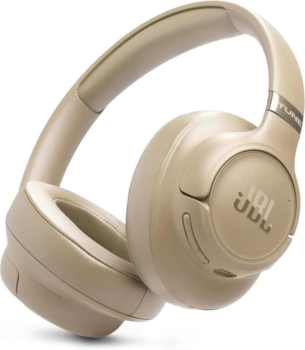 Bol.com JBL Tune 780NC - Draadloze Noise Cancelling Koptelefoon - Bluetooth - Over-ear - 70 uur batterij - ANC - Mocha Mousse aanbieding