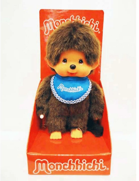 Monchhichi - Jongen Met Slab Blauw 20cm van Monchhichi — afbeelding 3