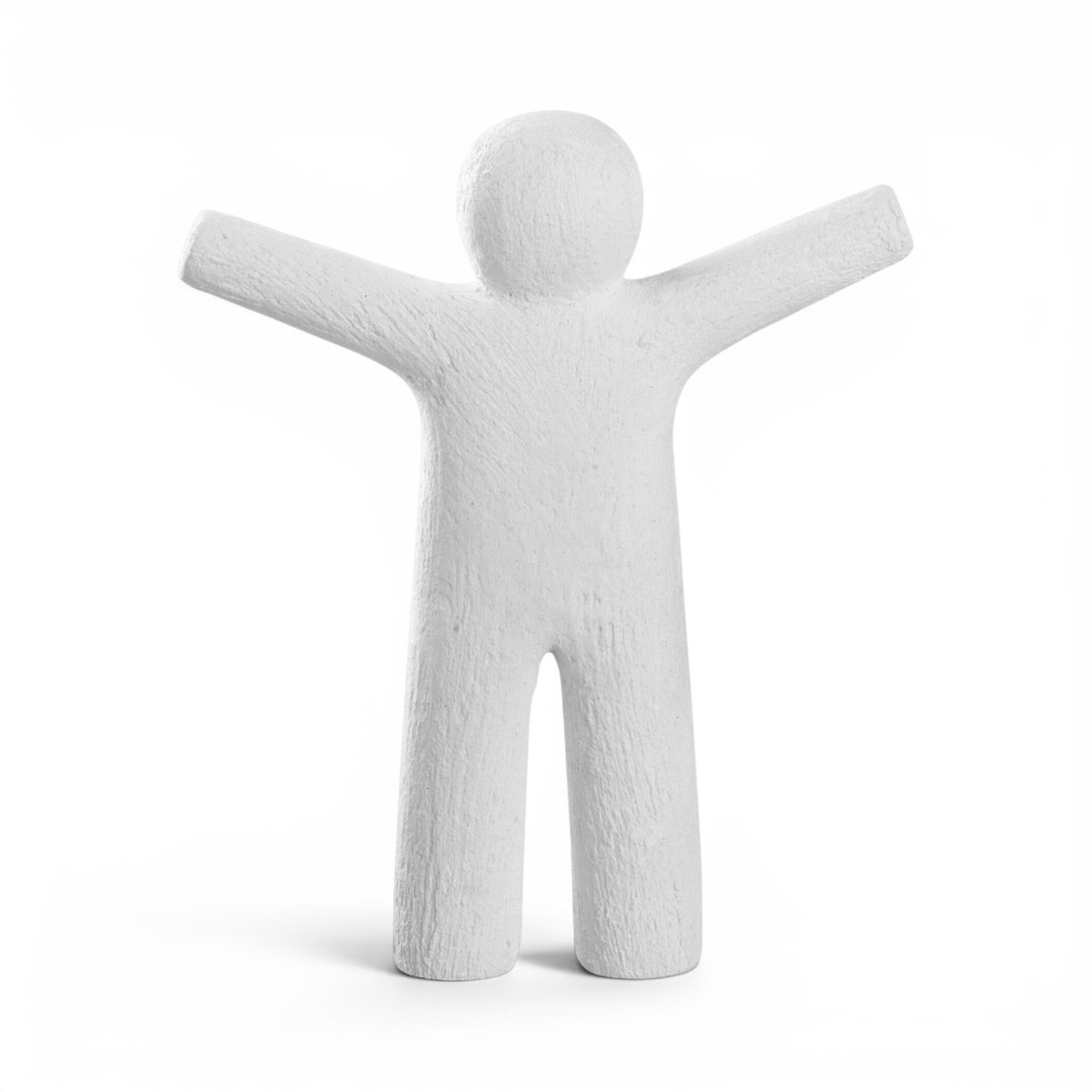 Dulaire Modern Mens Beeld Wit