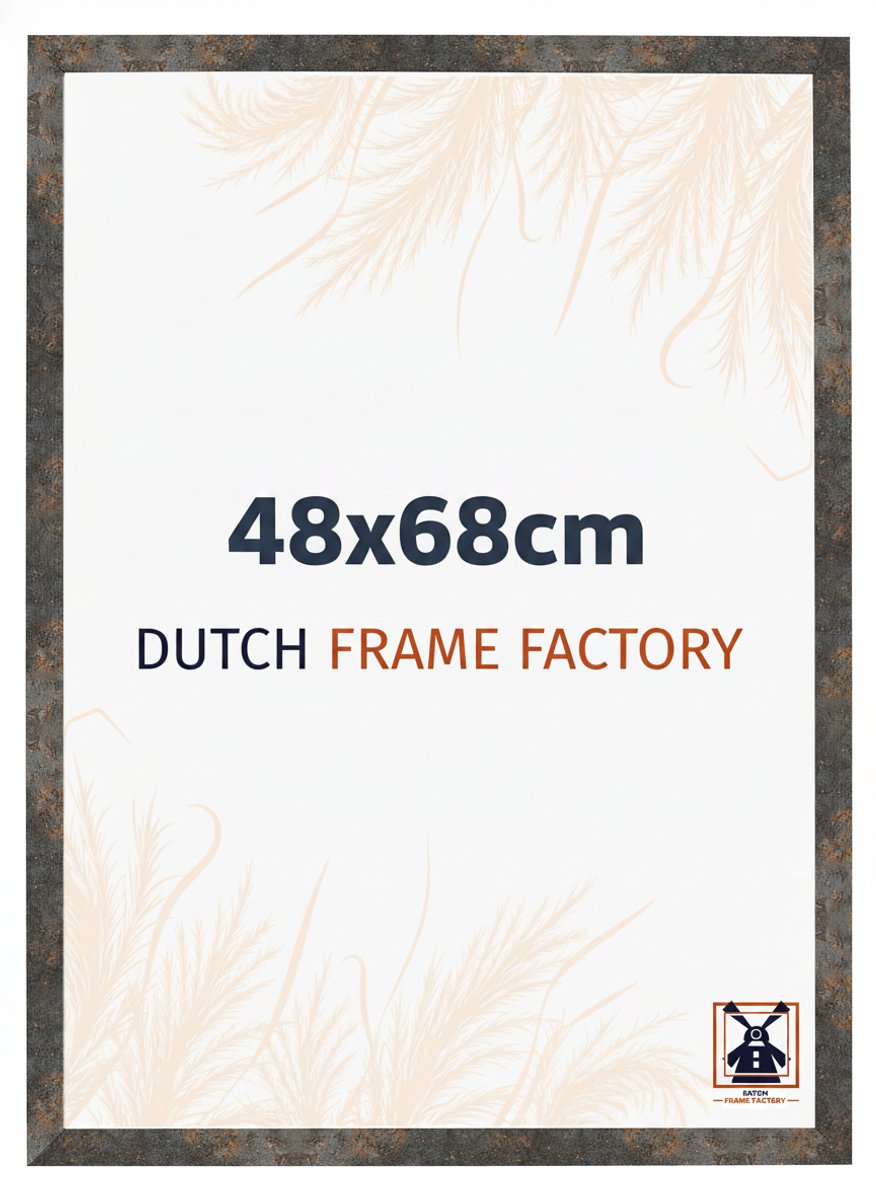 Fotolijst 48x68 cm - MDF - Geoxideerd Metaal - Benno