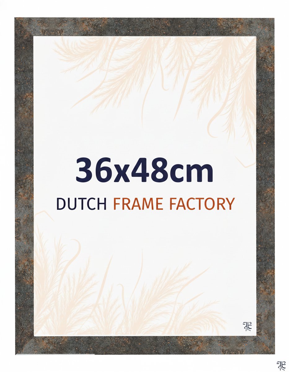 Fotolijst 36x48 cm - MDF - Geoxideerd Metaal - Benno