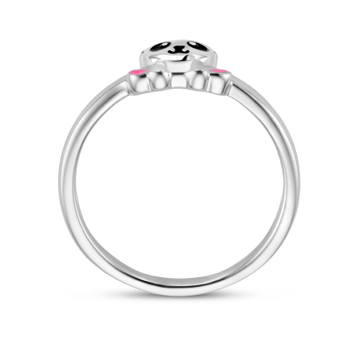 Gerhodineerd Zilver Ring Panda 1336201