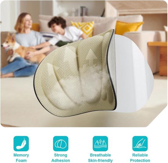 Fersenkussens voor optimale bescherming van de hielen, 6 paar hakkenpolsters voor schoenen, comfortabele steun voor sneakers en laarzen — afbeelding 4