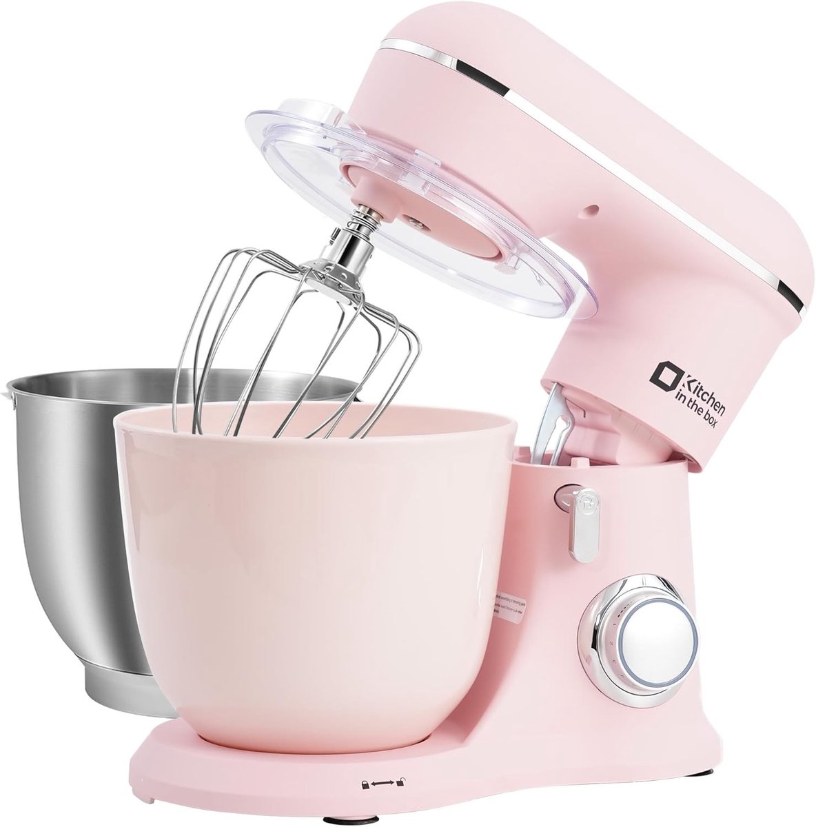 Keukenmachine - Roze - 1300W Vermogen - 10 Snelheden - Voor Koks en Bakkers