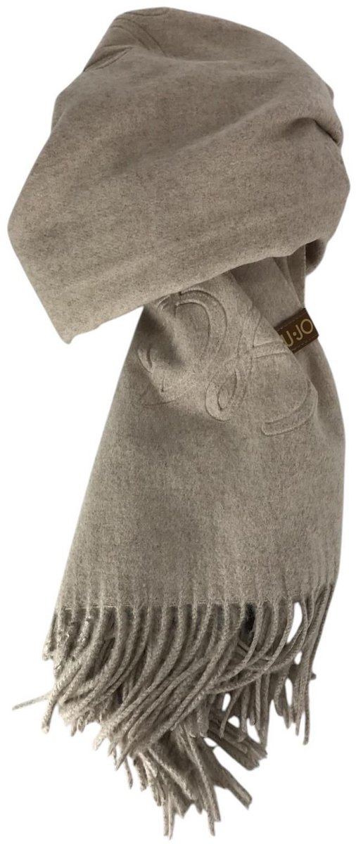 Liu Jo Logo - Scarf/shawl Sjaals Dames - Beige - Maat ONESIZE