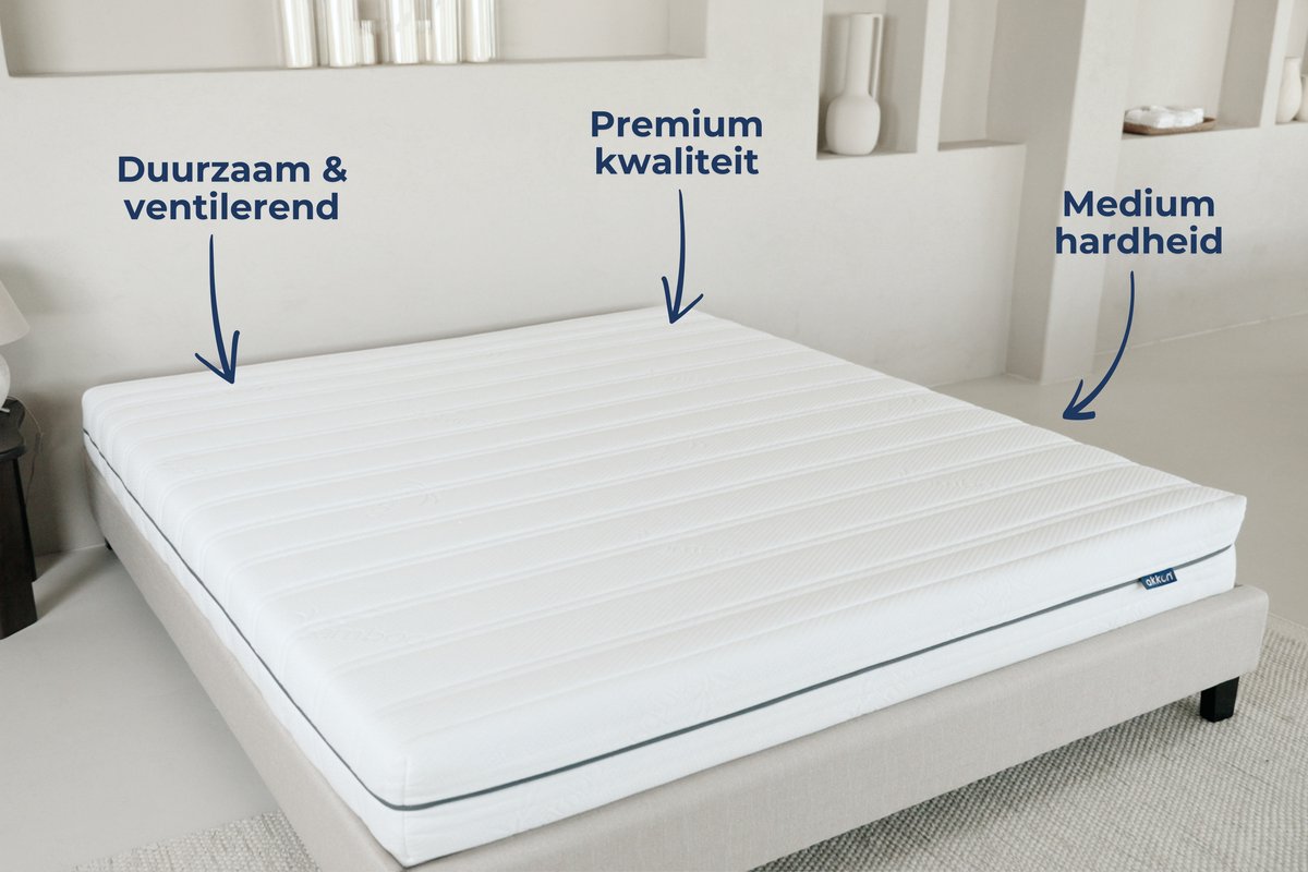 Akkon Koudschuim Matras 160x200 - 20 cm dik thumbnail 5