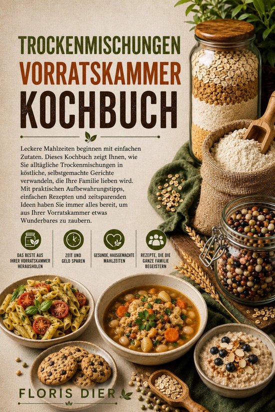 Trockenmischungen Vorratskammer Kochbuch - cover