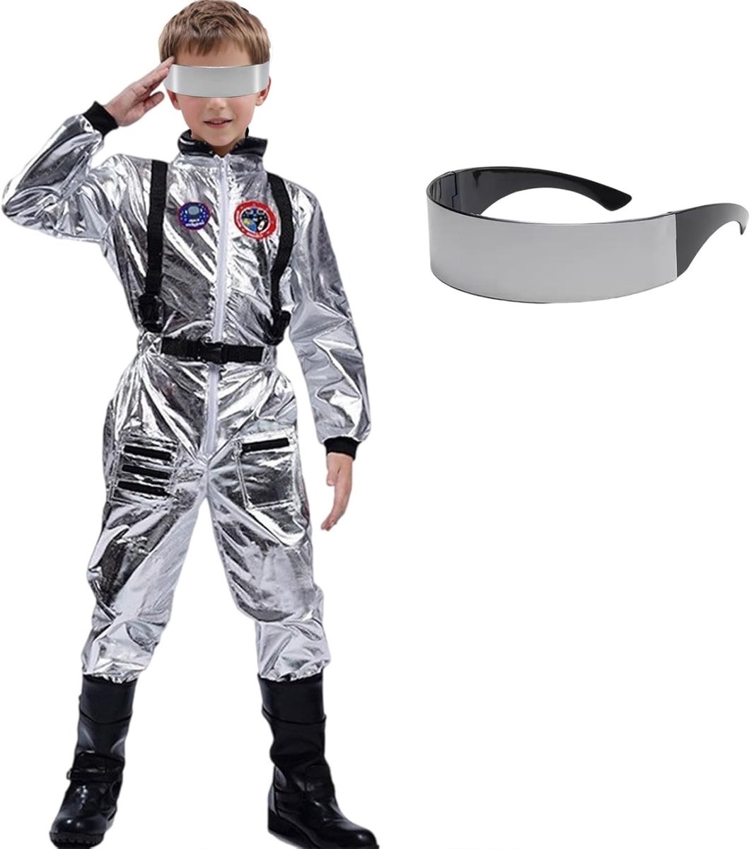 Astronaut Kostuum voor Raveparty, Ruimte Thema, Carnaval en Cosplay Feestoutfit