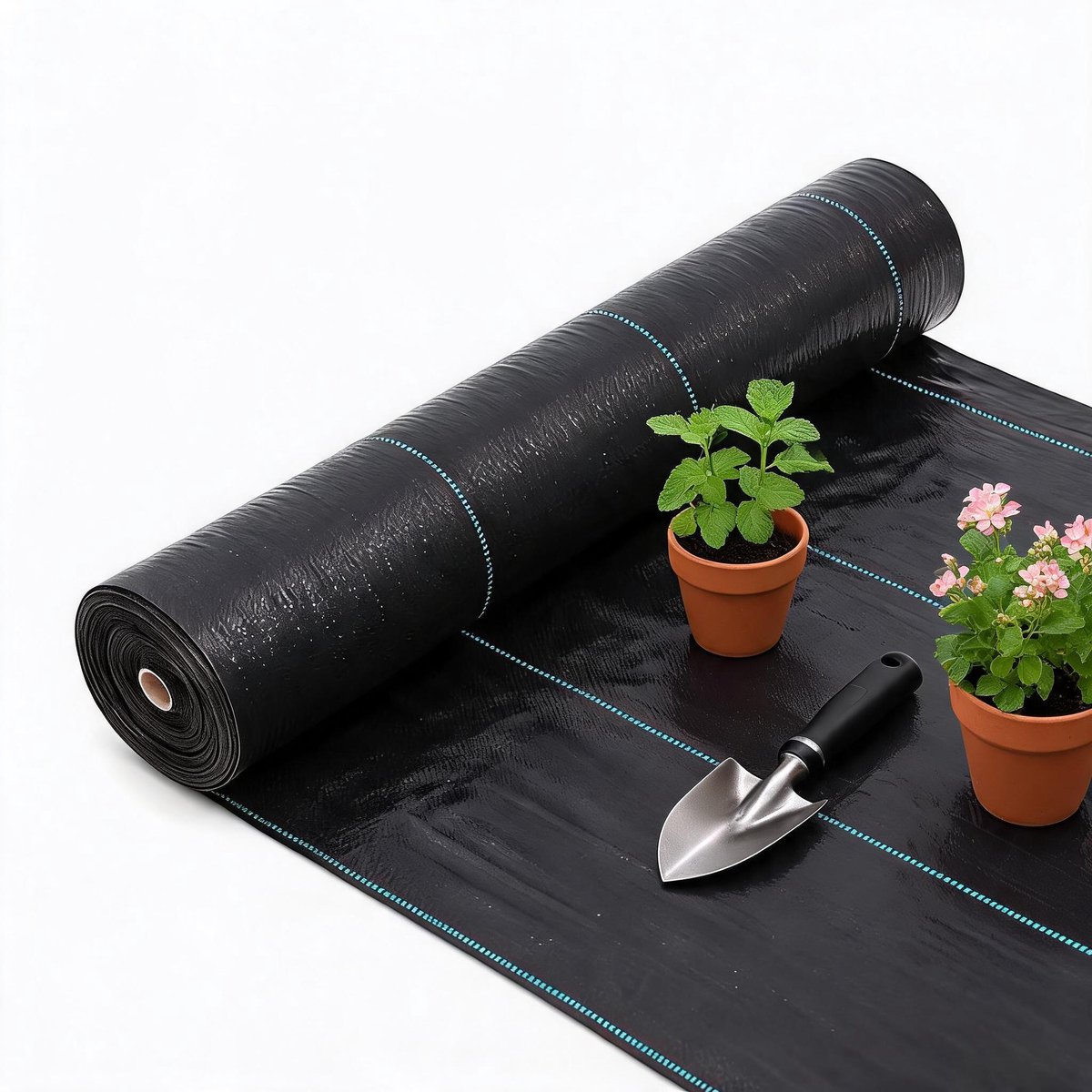 Extra Breed Onkruiddoek 85g/m² (3OZ) - 1,98m×91,5m (~181m²) Anti-worteldoek Bodemdoek - Waterdoorlatend UV-bestendig Scheurvast - PP Onkruidfolie voor Grote Tuin, Moestuin & Oprit