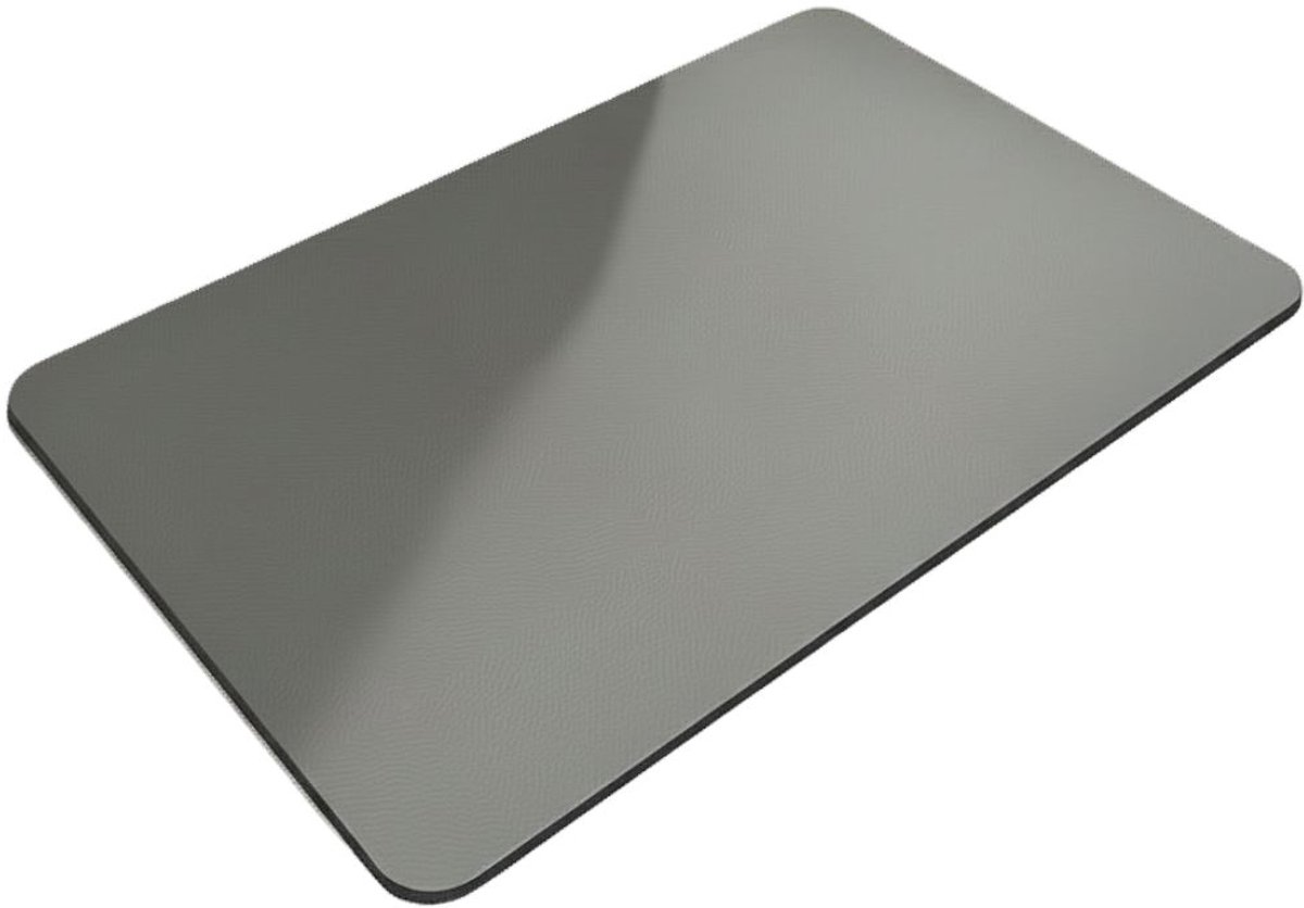 SP® Antislip Douchemat - 60x40cm - Antislip Zachte Badmat - Douchemat voor Buiten - Lichtgrijs - 60cm x 40cm x 1cm
