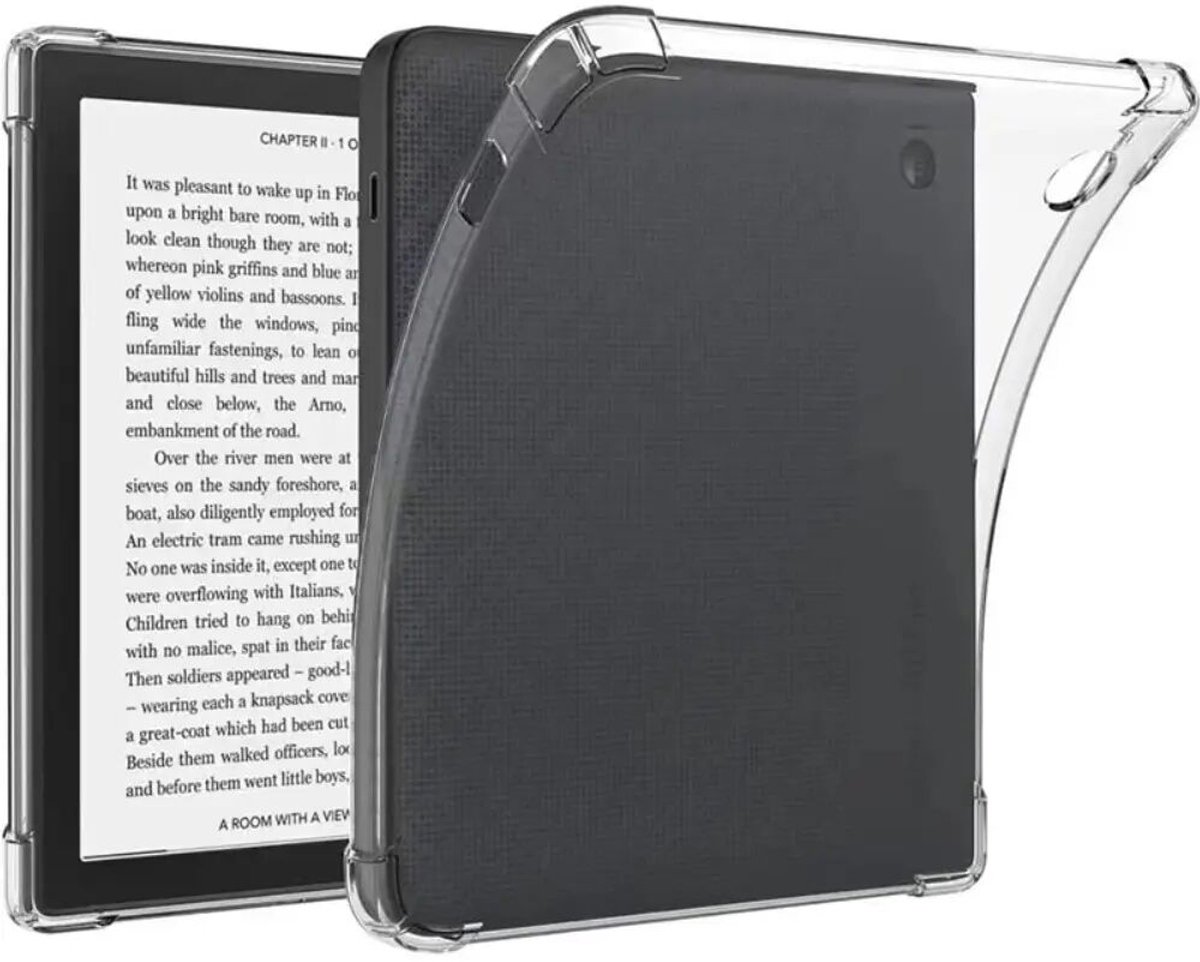 Schokbestendige TPU Hoes Transparant Geschikt voor Kobo Libra 2 - Shockproof Back Cover Doorzichtig