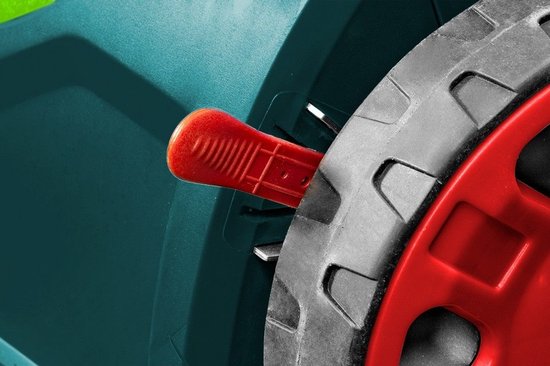 Verticuteer Machine 1400w 48L Opvangbak, Werk Wijdte 380mm, Hoogte instelbaar 3-12mm, 7 Messen — afbeelding 3