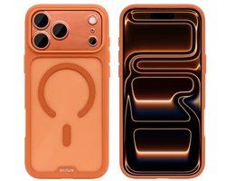Coque Crystal Amber Rixus pour Apple iPhone 17 Pro Max Orange