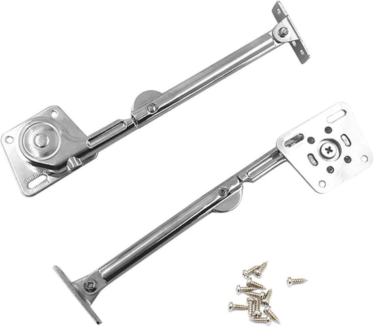 Folding Fittings Hinge - 2 Stuks Verstelbare Steun - Zinklegering - Ideaal voor Keukenkasten - ShopVlot