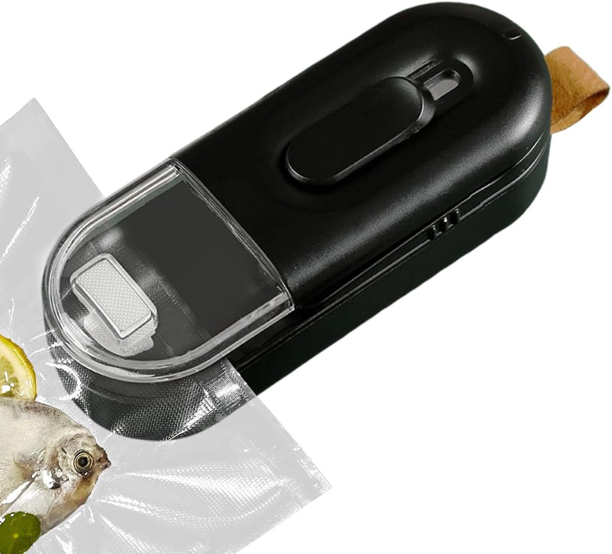 Chipzak Afsluiting - Chip Zaksluiters Draagbaar Bewaarder - Voedsel Sealen Voor Het Bewaren Van Versheid - Voor Verse Opslag Van Fruit Groenten Noten Brood Vlees Vis In Keuken - zwart