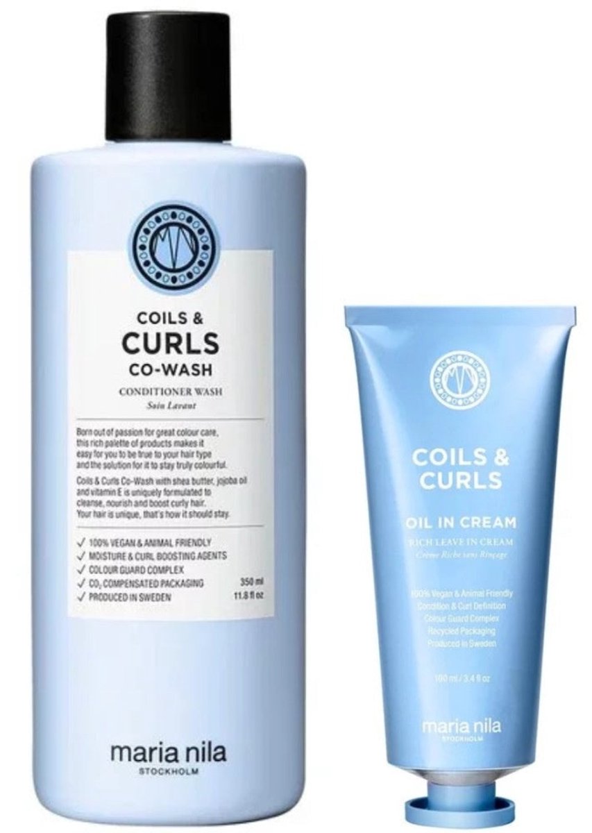 Maria Nila - Coils & Curls Leave-In Set - 350+100ml
