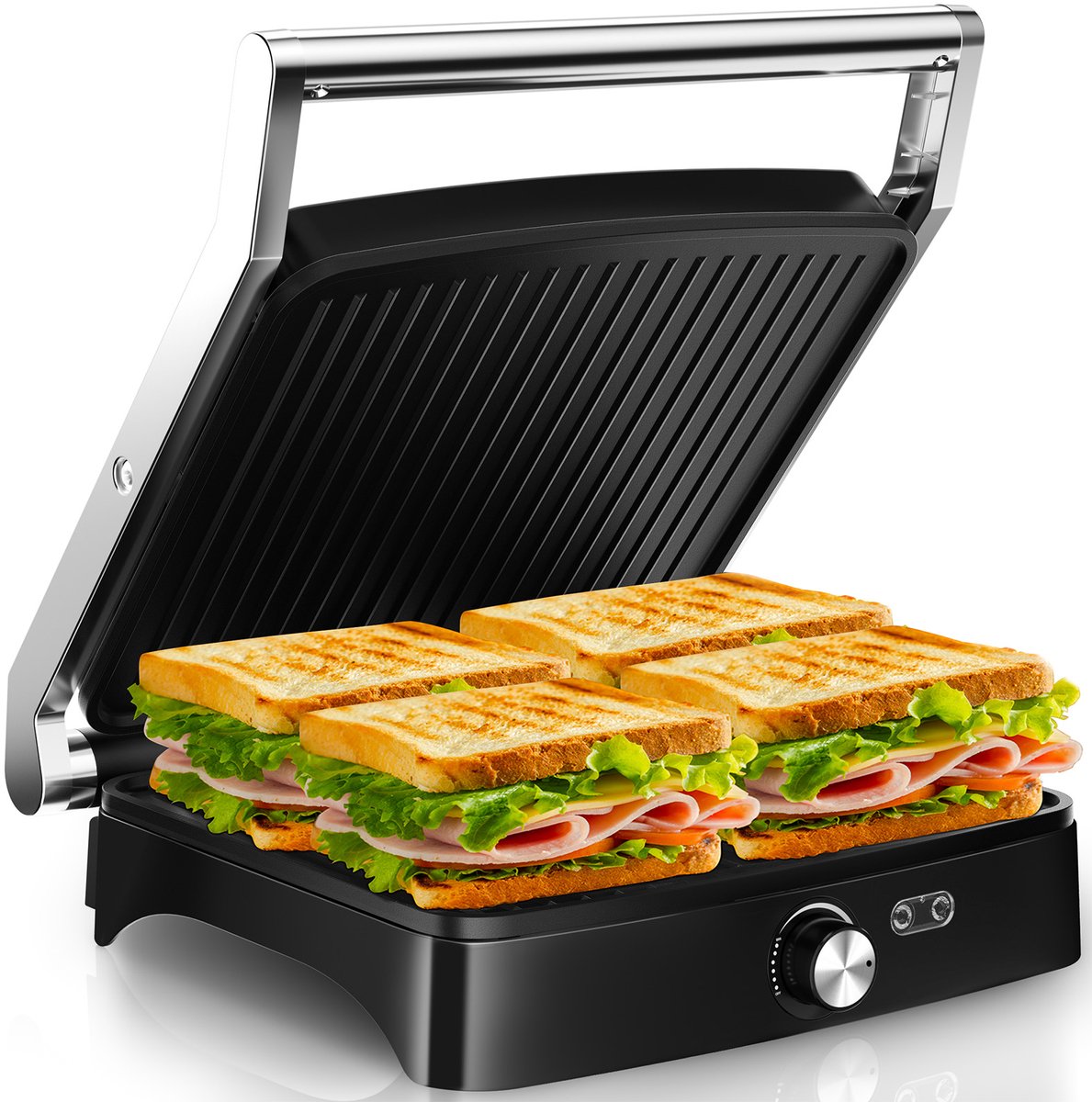 YASHE contactgrill - 2000 W - 180° opening - temperatuurregelaar