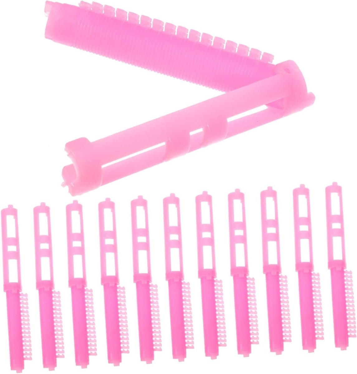 Haarwortel Clips - Haarrollers Krulspelden - Volume Creëren - Zelfklevend - 15 cm - Roze