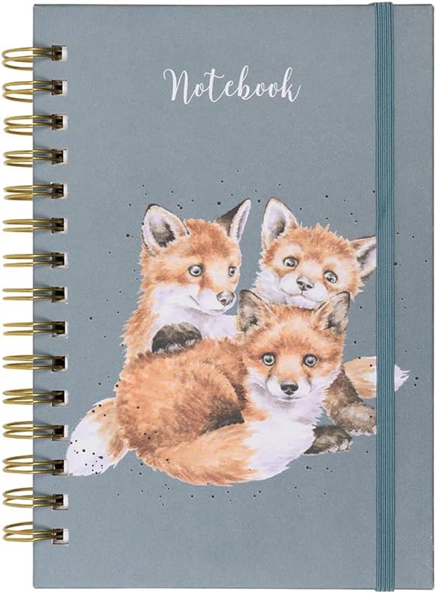 Designs A5 Fox Notebook - Snug as a Cub