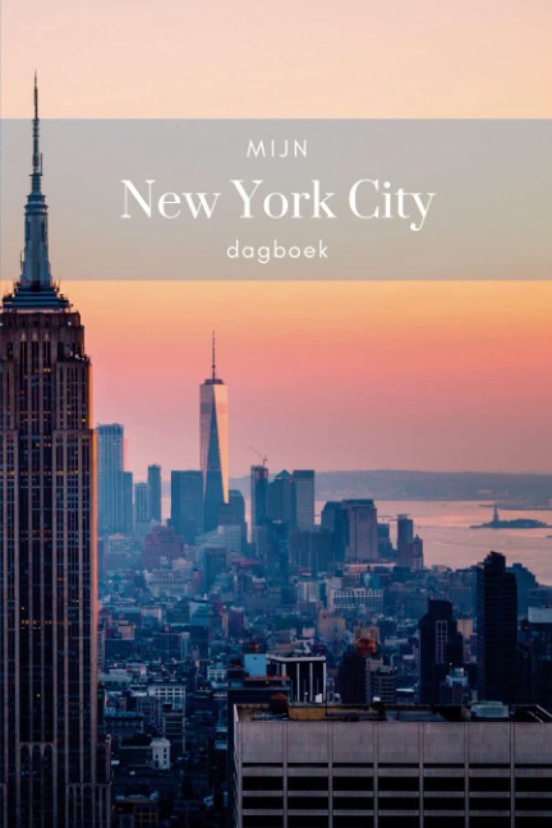 Notitieboek 6 x 9 inch - Gelinieerd dagboek - 120 pagina's - Perfect voor je NYC reis - ShopVlot