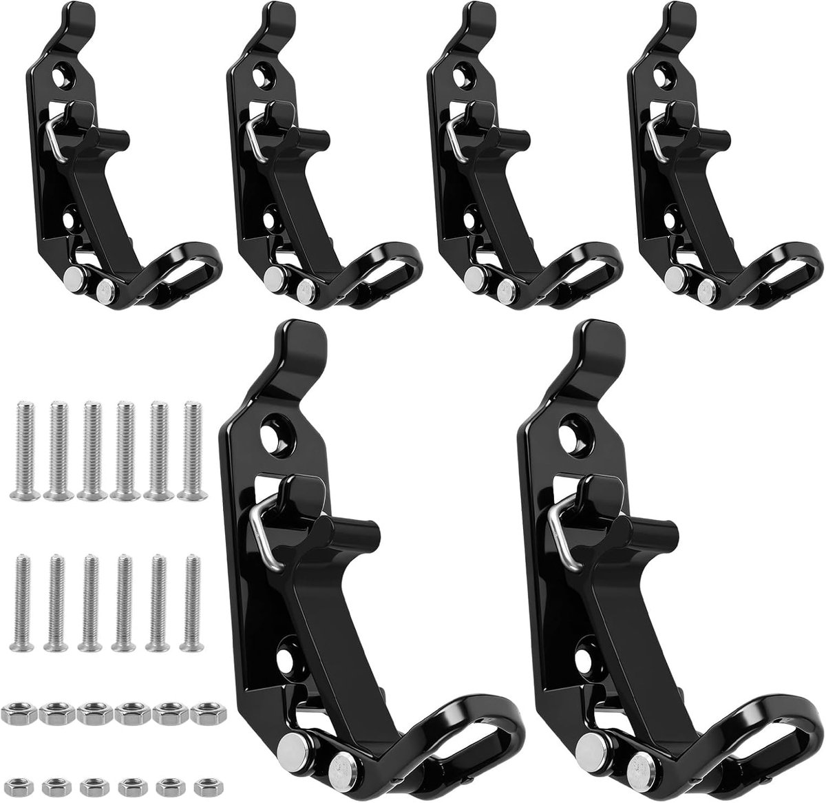 6 stuks schophouders voor dakdragers, 17-40 mm schophouder met