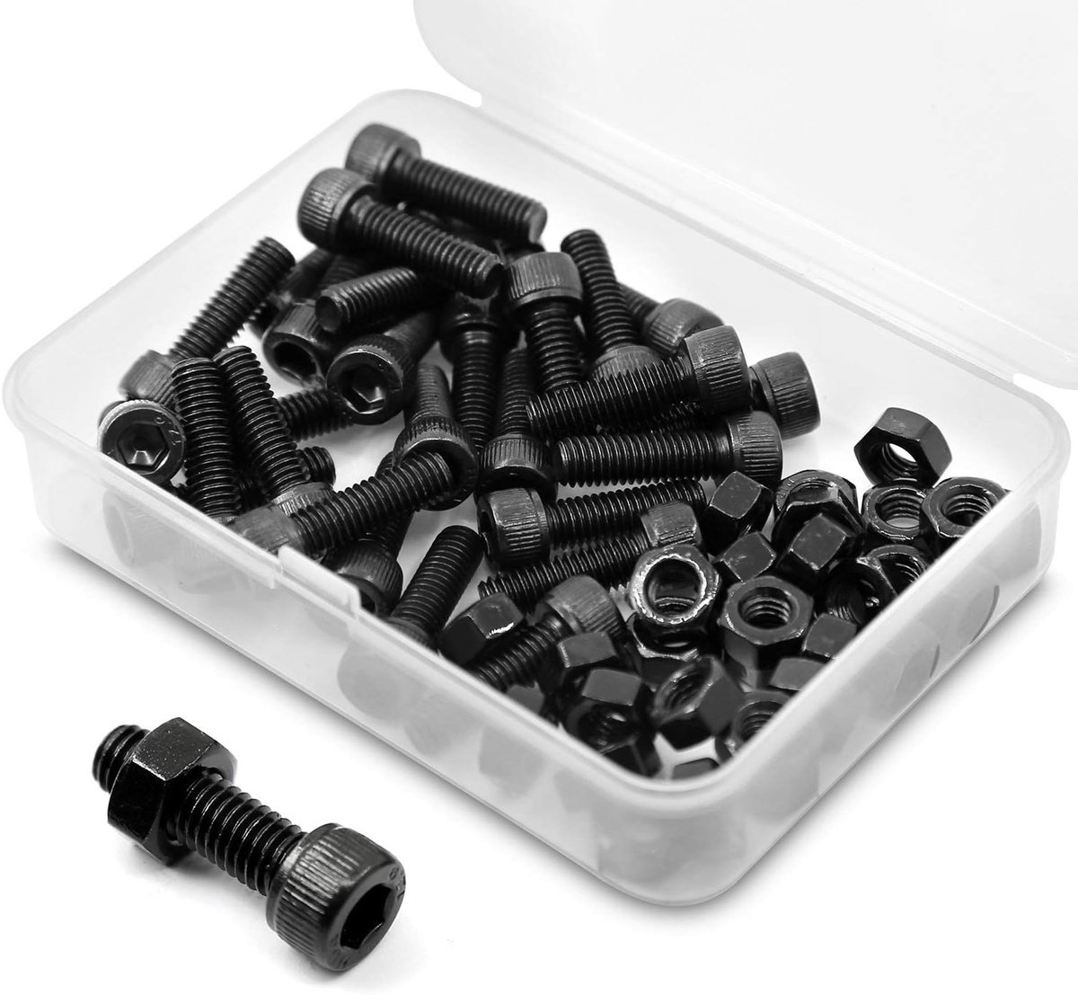 20mm 30 Stuks Inbusbout en Moer Combinatie Doos Inbusbouten 12,9