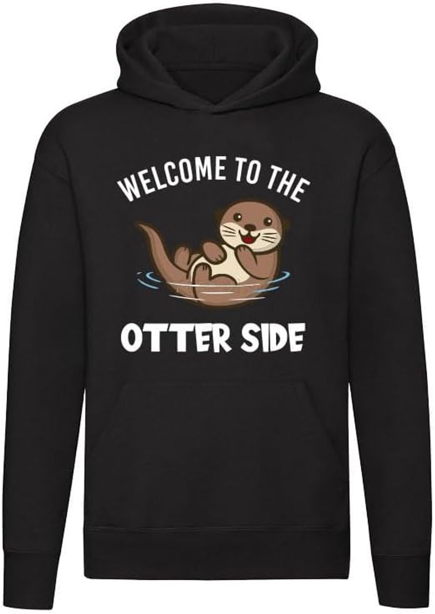 to otter side Hoodie - unisex - dieren - natuur - lief - woordgrap