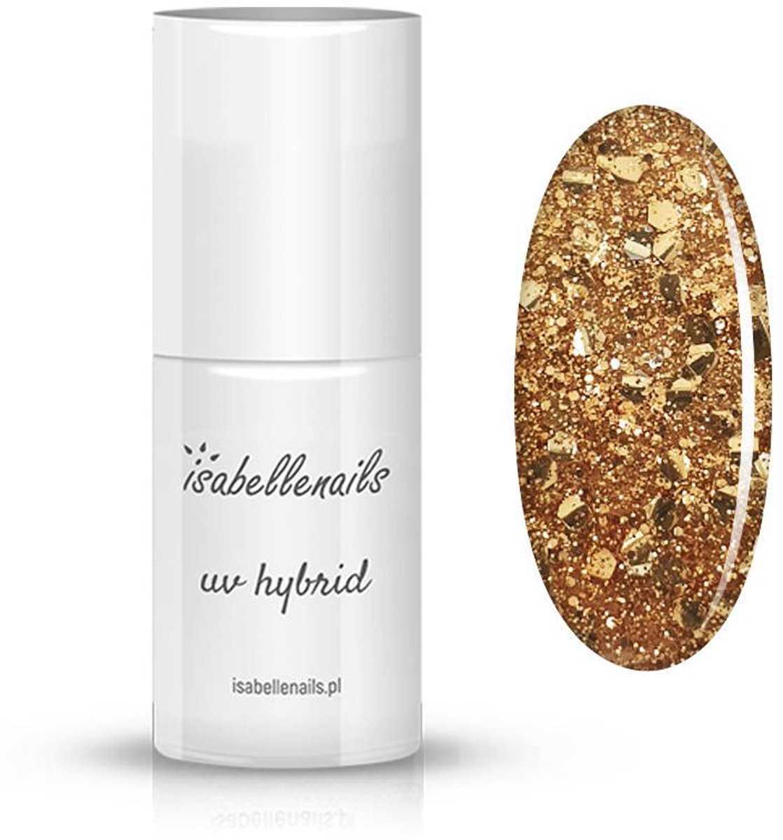 Isabelle Nails UV/LED Gellak #353 Glitter Gold 6ml