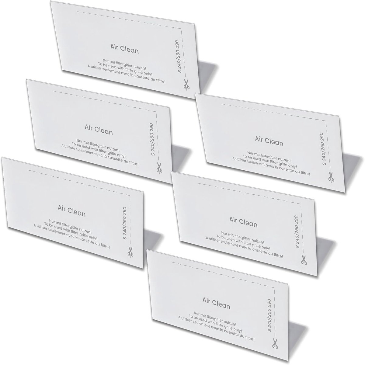 6 stuks motorbeschermingsfilters voor Miele Tu Guard L1 / Guard S1 /