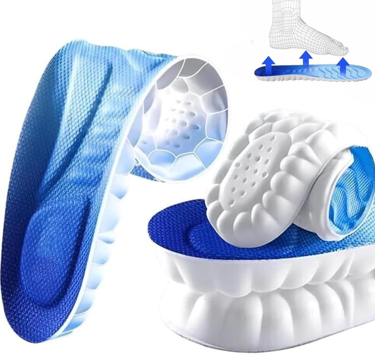 Comfort Schoeninlegzolen voor Heren en Dames, Sport- en