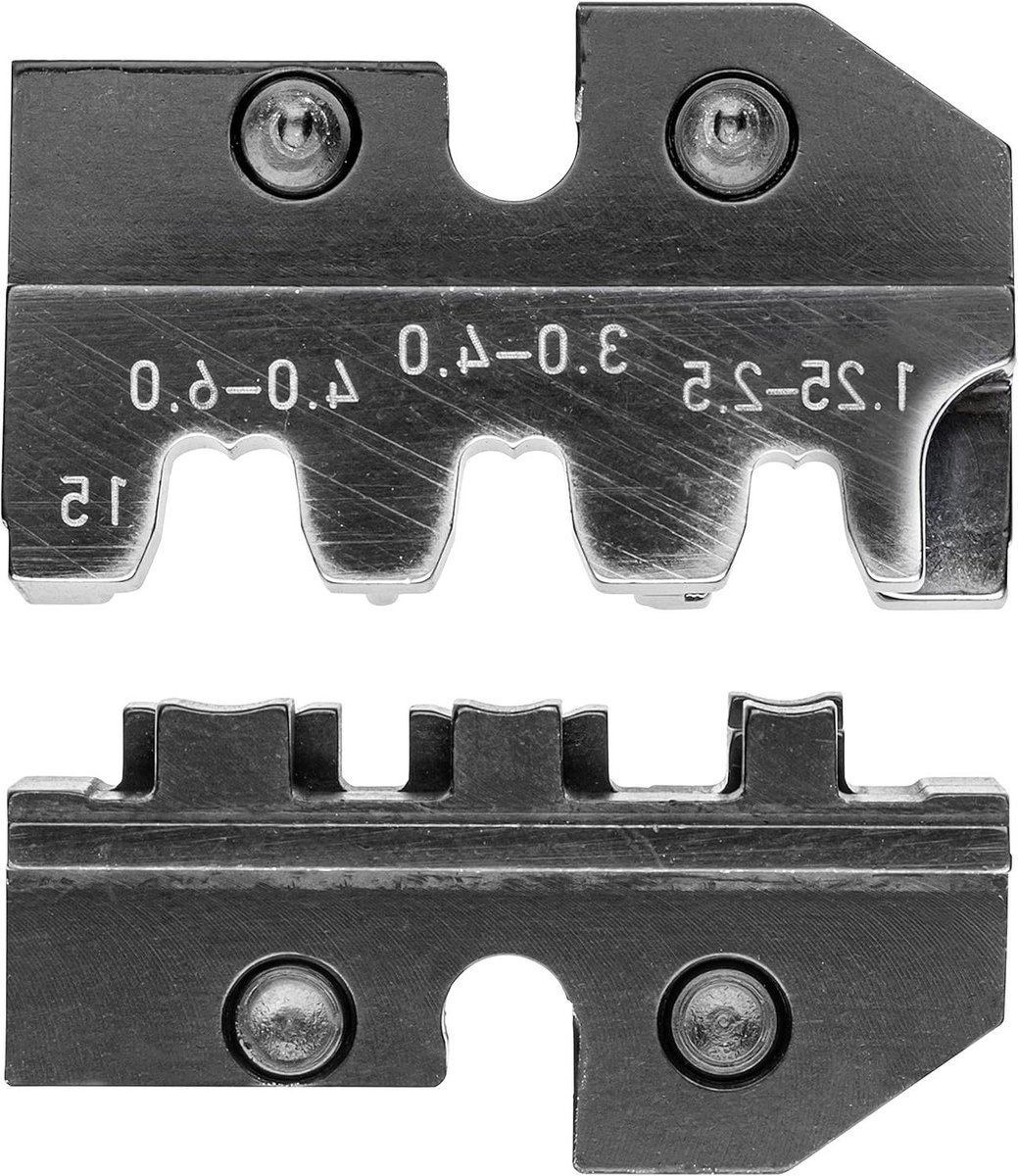 Krimpprofiel - Krimptang profiel - Elektrische verbindingen maken - Elektromechanische aandrijving - 63 Millimeter - Zwart