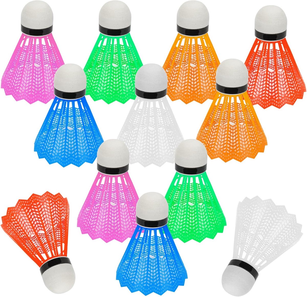 12 Stuks Badminton Shuttles Badminton Birdie, Indoor Outdoor Sport