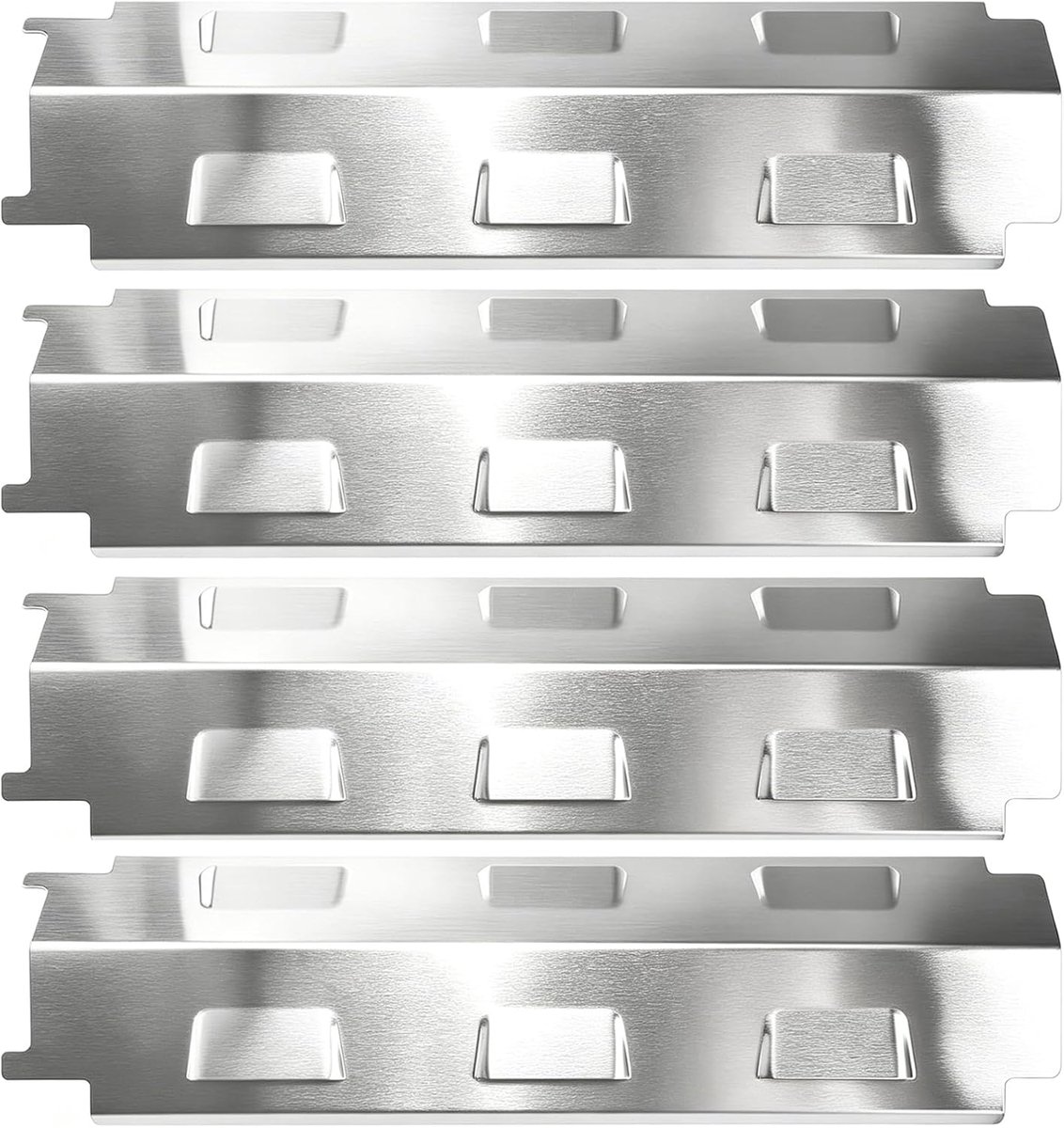 Grill-warmtetenten voor Charbroil Grill-vervangingsonderdelen, voor Kenmore Thermos, Master Forge, Savor Pro Most Gas Grill, roestvrijstalen vlamtemmers (4-pack)