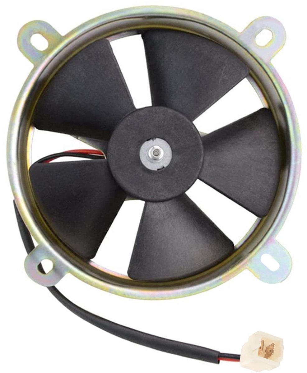 SnelShoppen - GOOFIT Radiator Koeling Ventilator 12V voor Verticale Watergekoelde Motorfietsen - Efficiënte Ventilatie voor Motorrijders