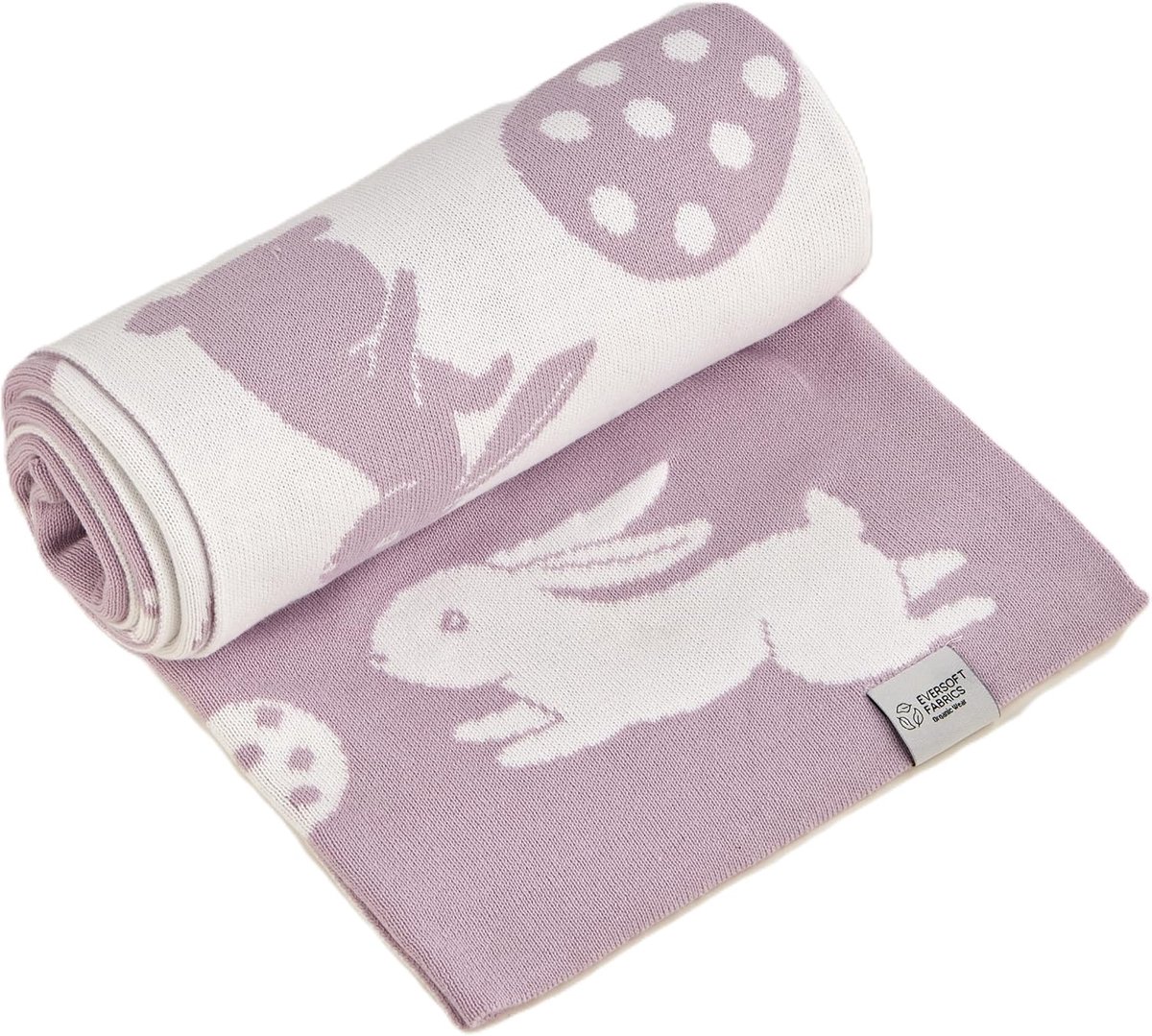 SnelShoppen - Premium babydeken 350 g - 100% organisch katoen, Oeko-Tex 100 gecertificeerd, licht en zacht, ideaal voor gevoelige huid, perfect voor p