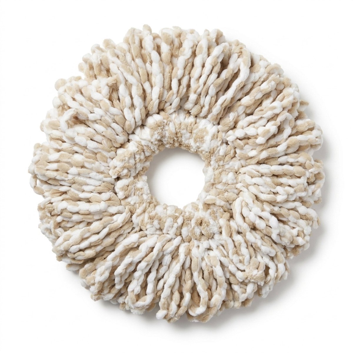 Sannaila - Vervangende Mopkop voor Centrifugedweil - Microvezel - Beige/Wit