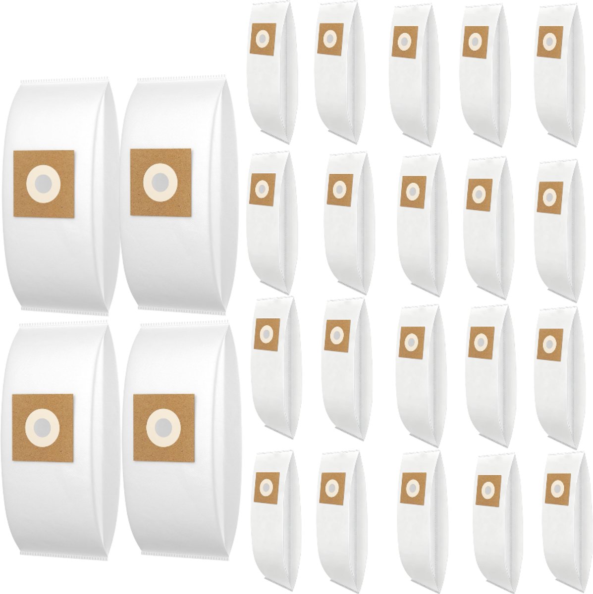 24 stuks- Y-type stofzuigerzakken voor Hoover WindTunnel staande Y, Z, YZ-stijl stofzuigers- onderdeelnummer 4010100Y- AH10040- AH10165