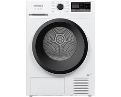Heinner HHPD-M7N13PBKE++ Warmtepompdroger 7 kg – 16 Programma’s – Anti-Kreuk & Vochtigheidssensor – LED Display – Wit – 5 Jaar Garantie