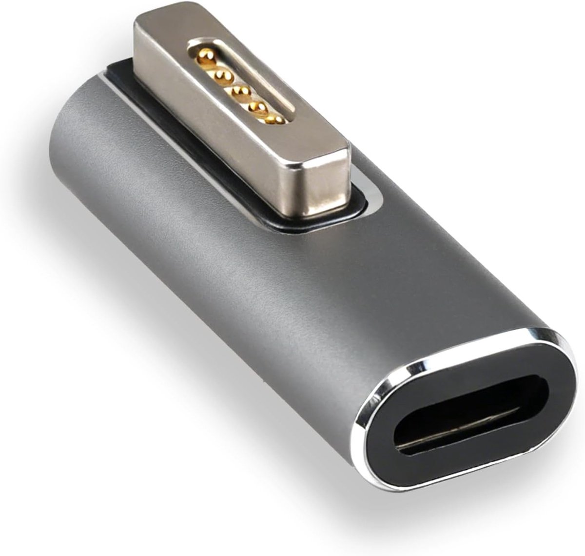 Type-C Adapter, Converter voor PD 45W tot 100W, Aluminium Legering, Veilige Snellader, Draagbare Oplader voor Type-C Apparaten, Ideaal voor Laptop en Smartphone