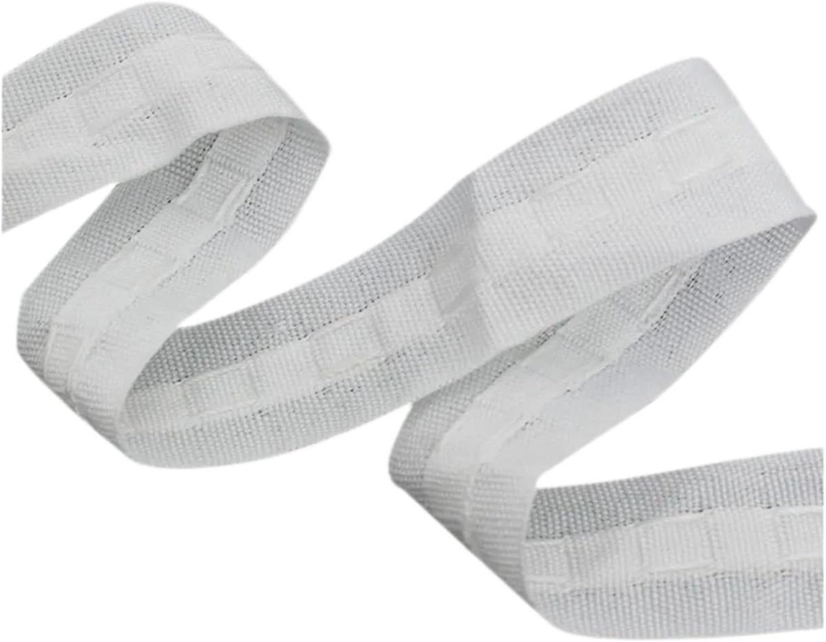 Gordijnaccessoires - Gordijnringen Gordijnkop - Gordijnen Ophangen - Stoffen Riem - 30 meter - One Color