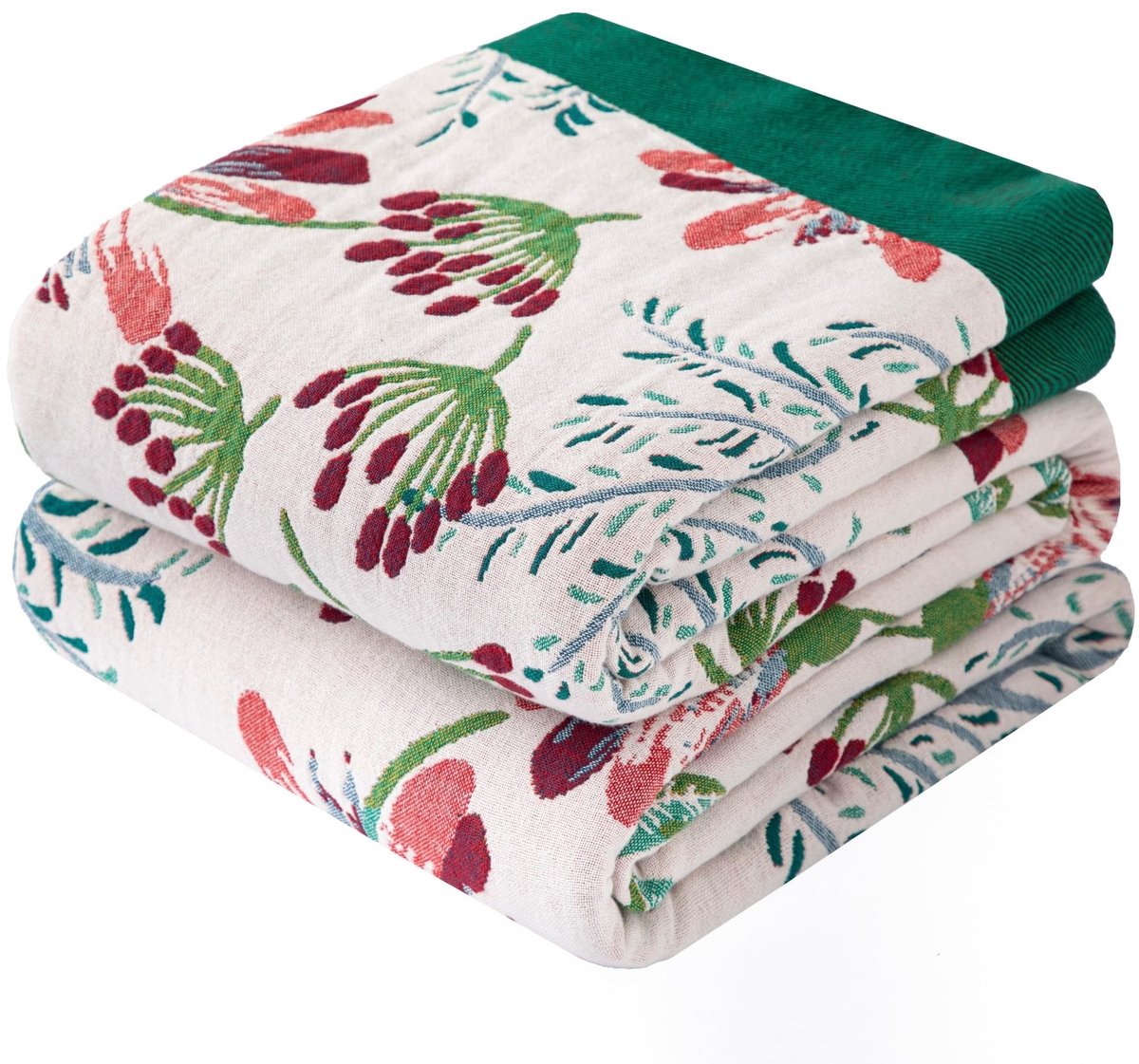 Omgoods - Premium Boho Bedsprei 150x200 cm - 100% Katoen, Dubbelzijdig en Ademend