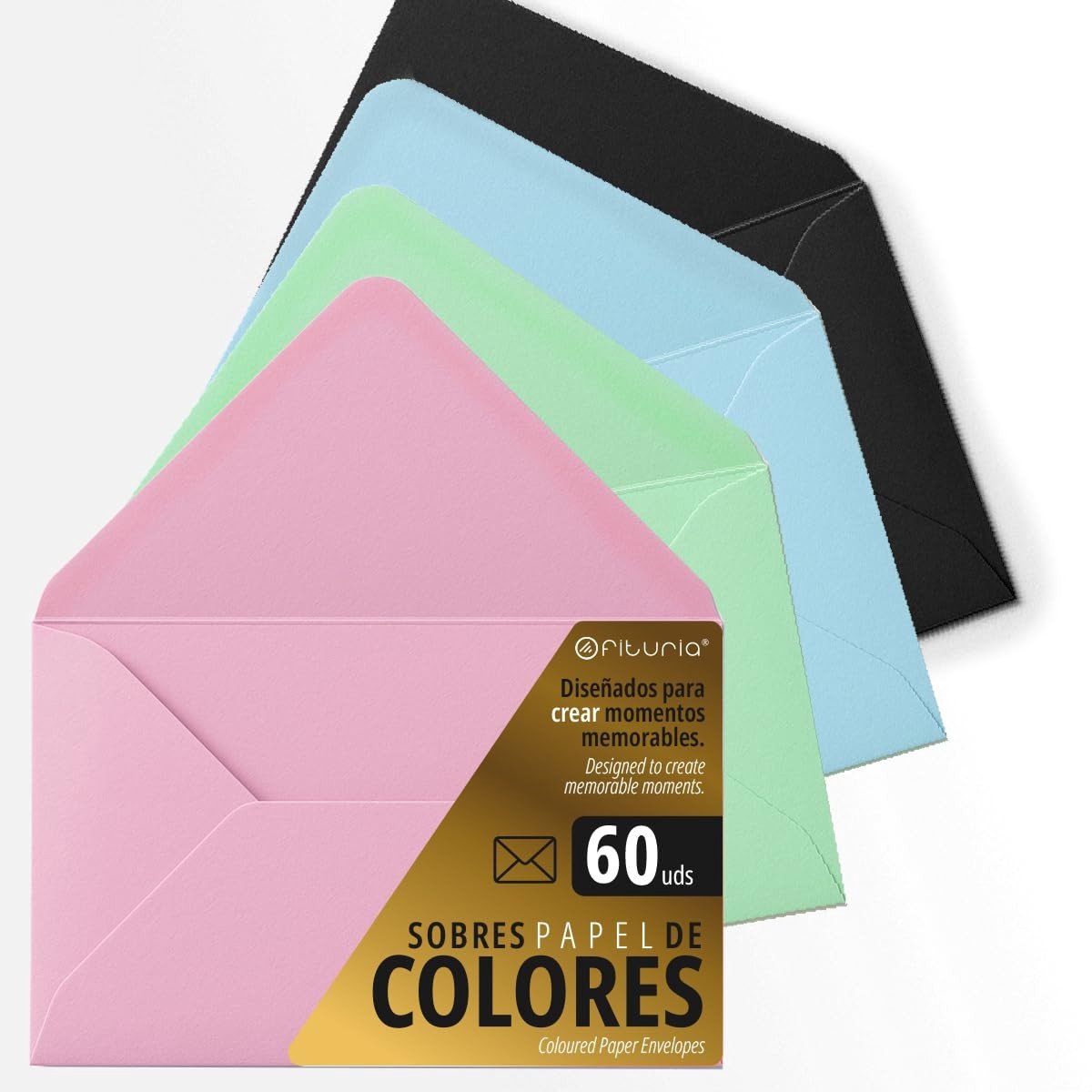 Omgoods - Kleurrijke Papieren Enveloppen - Mini Formaat voor Cadeaus en Kaarten