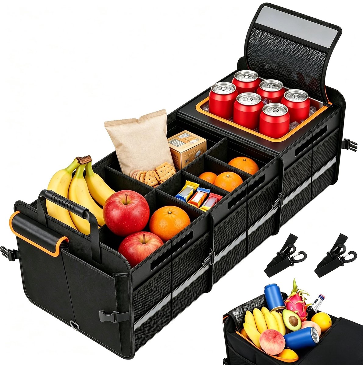 Omgoods - Opvouwbare Kofferbakorganizer met Koeltas