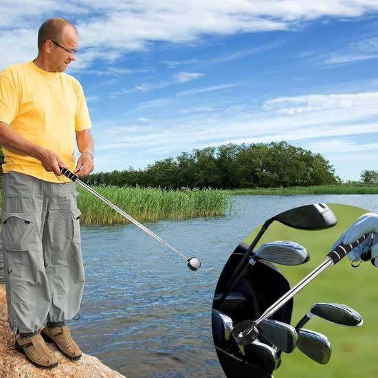 Golf Ball Retriever Telescopische Hoofd Bal Grabber met Lanyard Voor Water Golf Ball Picker Tool Golf Accessoires van golf — afbeelding 3